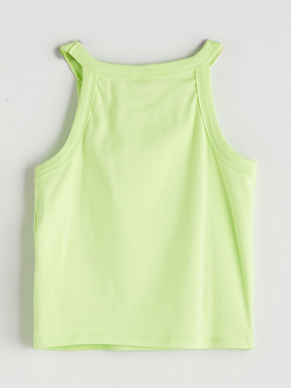 Halter Neck Girls' Crop Tank Top-2