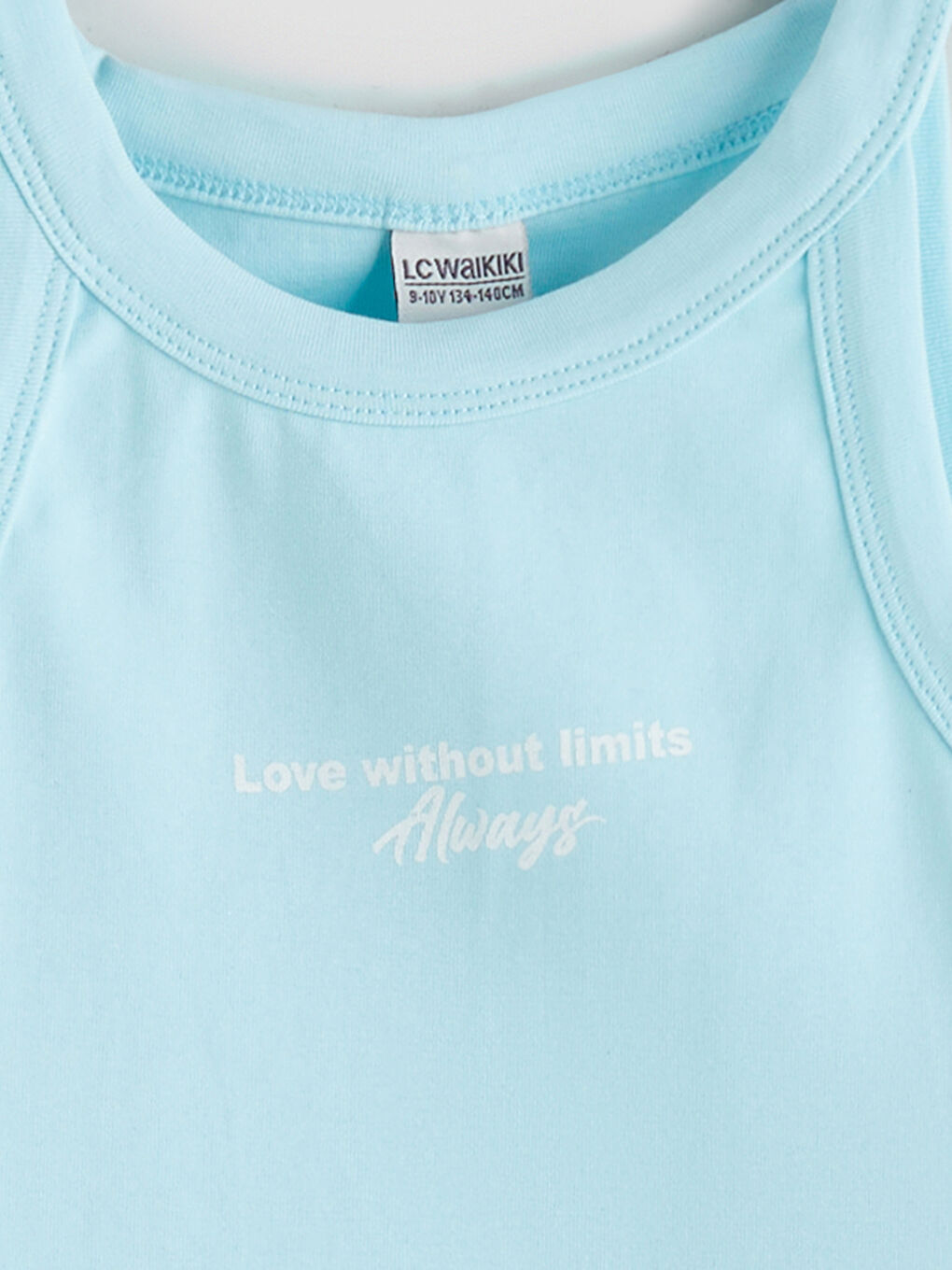 LCW Kids قميص داخلي بدون أكمام بياقة هالتر للبنات قصير -S5KG22Z4-QXS