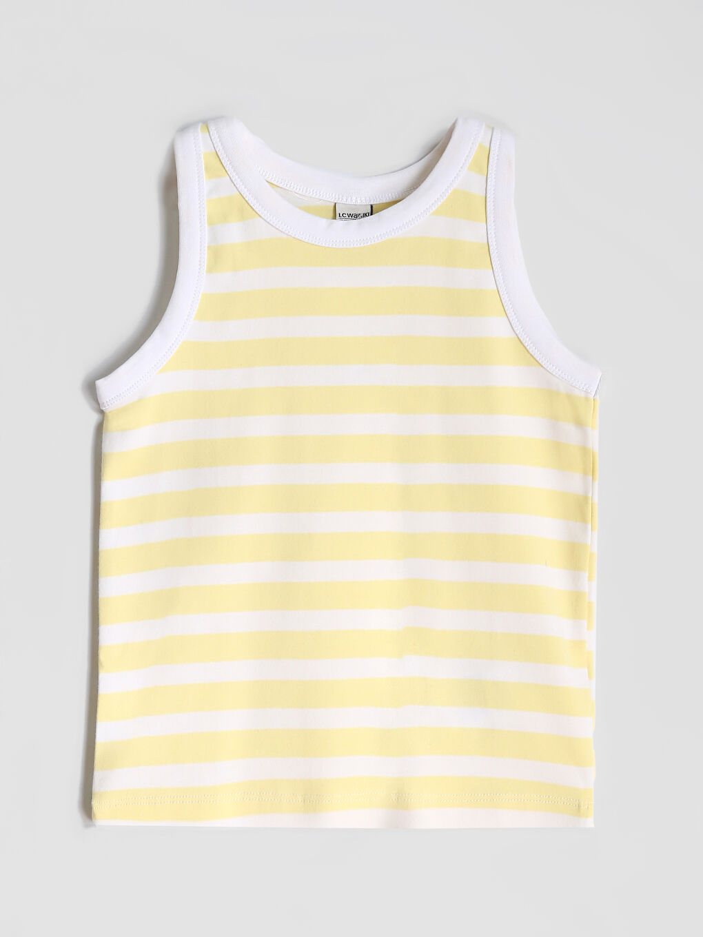 Halter Neck Striped Girls' Tank Top