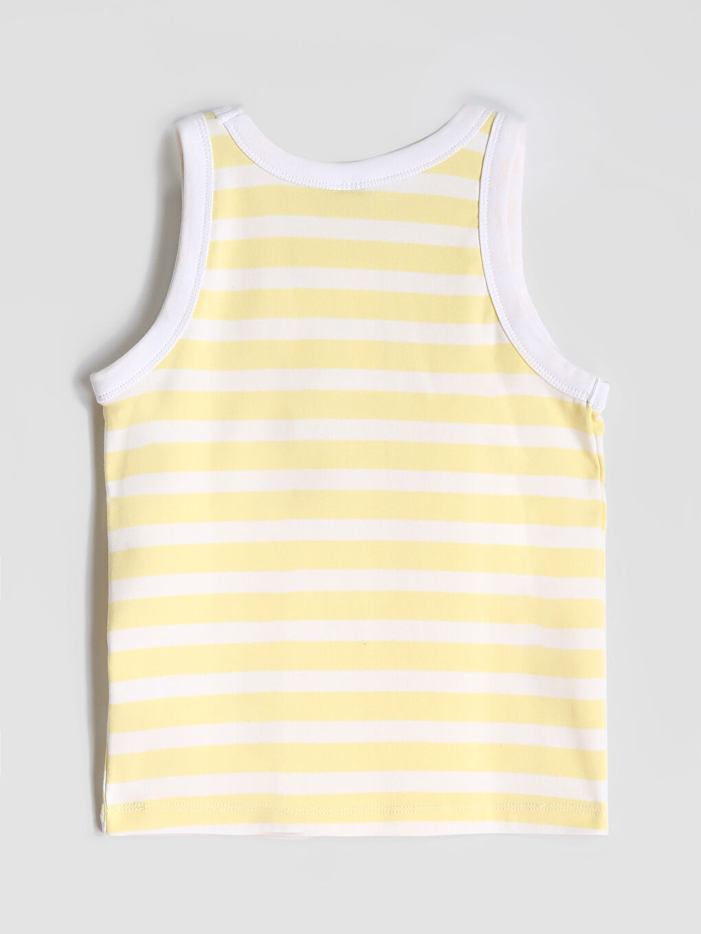 Halter Neck Striped Girls' Tank Top-1