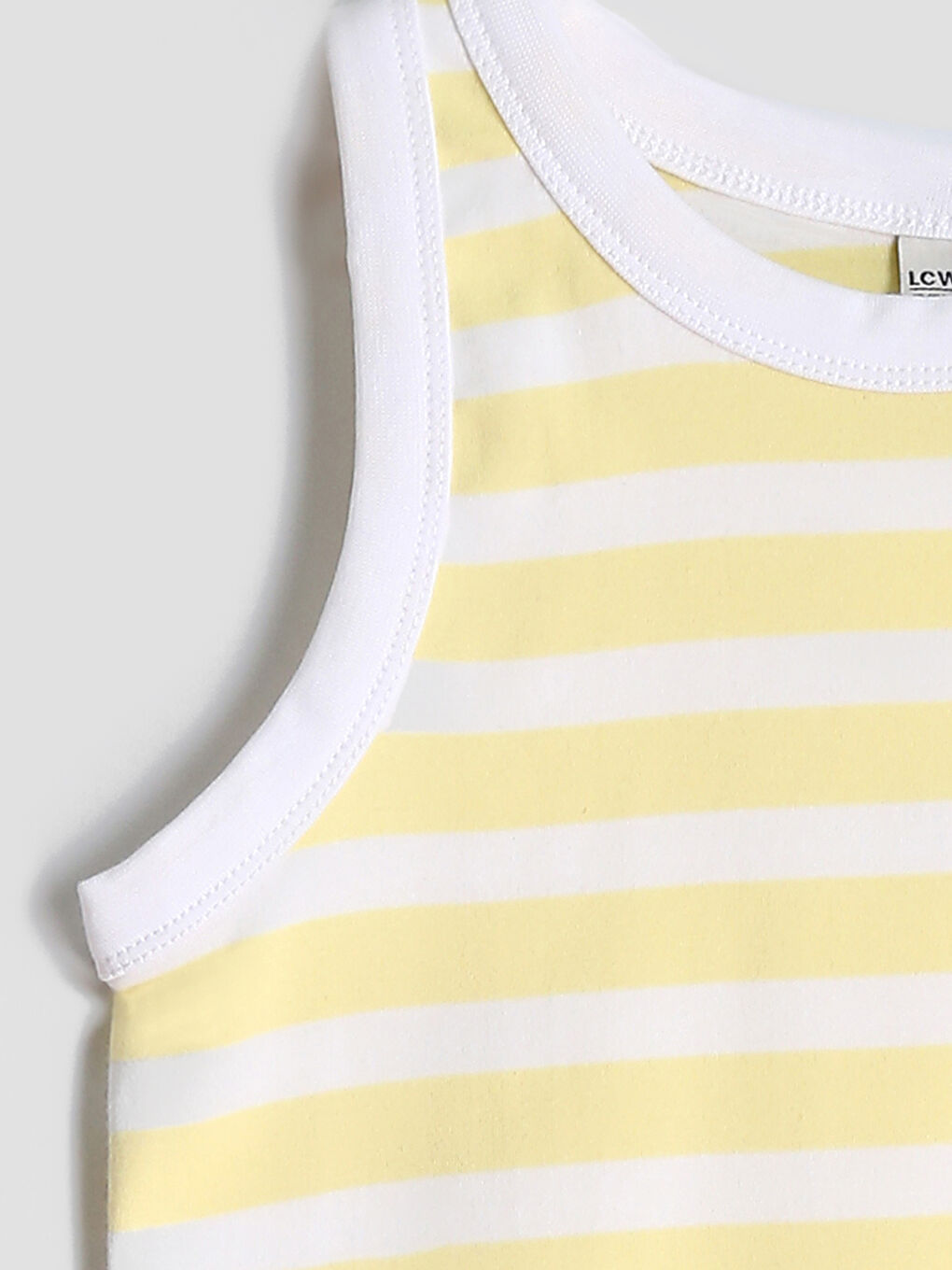Halter Neck Striped Girls' Tank Top-2