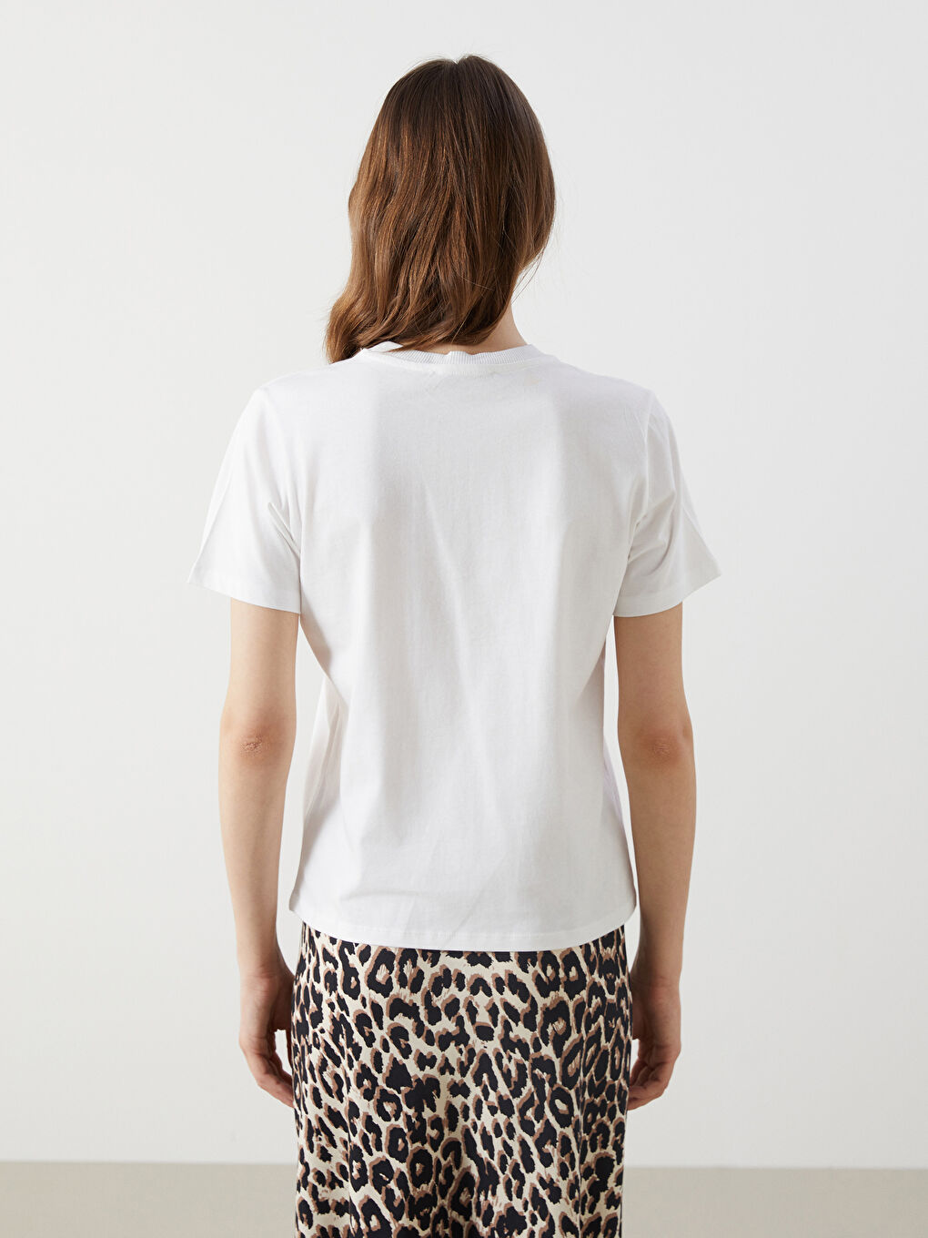 Crew Neck Embroidered Women's T-Shirt -S5KG57Z8-R9J