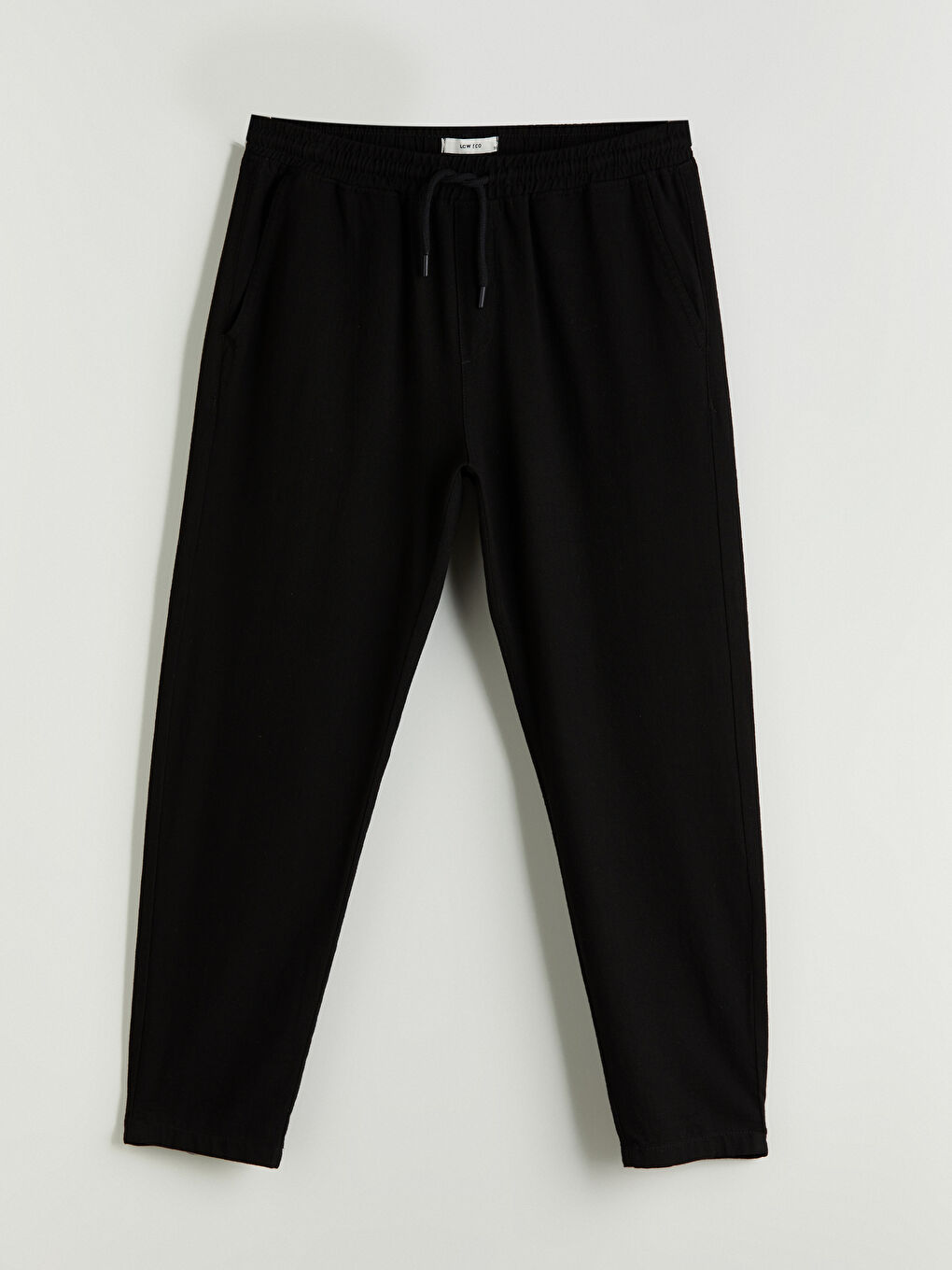 Standard Fit Linen Blend Men's Trousers -S5KG64Z8-CVL