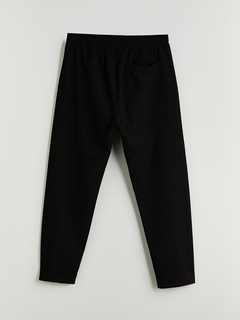Standard Fit Linen Blend Men's Trousers -S5KG64Z8-CVL