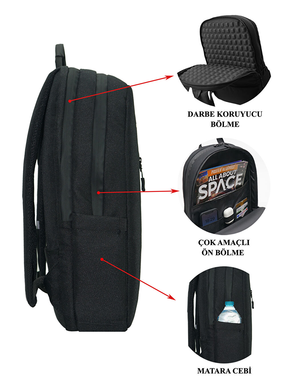 حقيبة ظهر للرجال بجيب للكمبيوتر المحمول-7