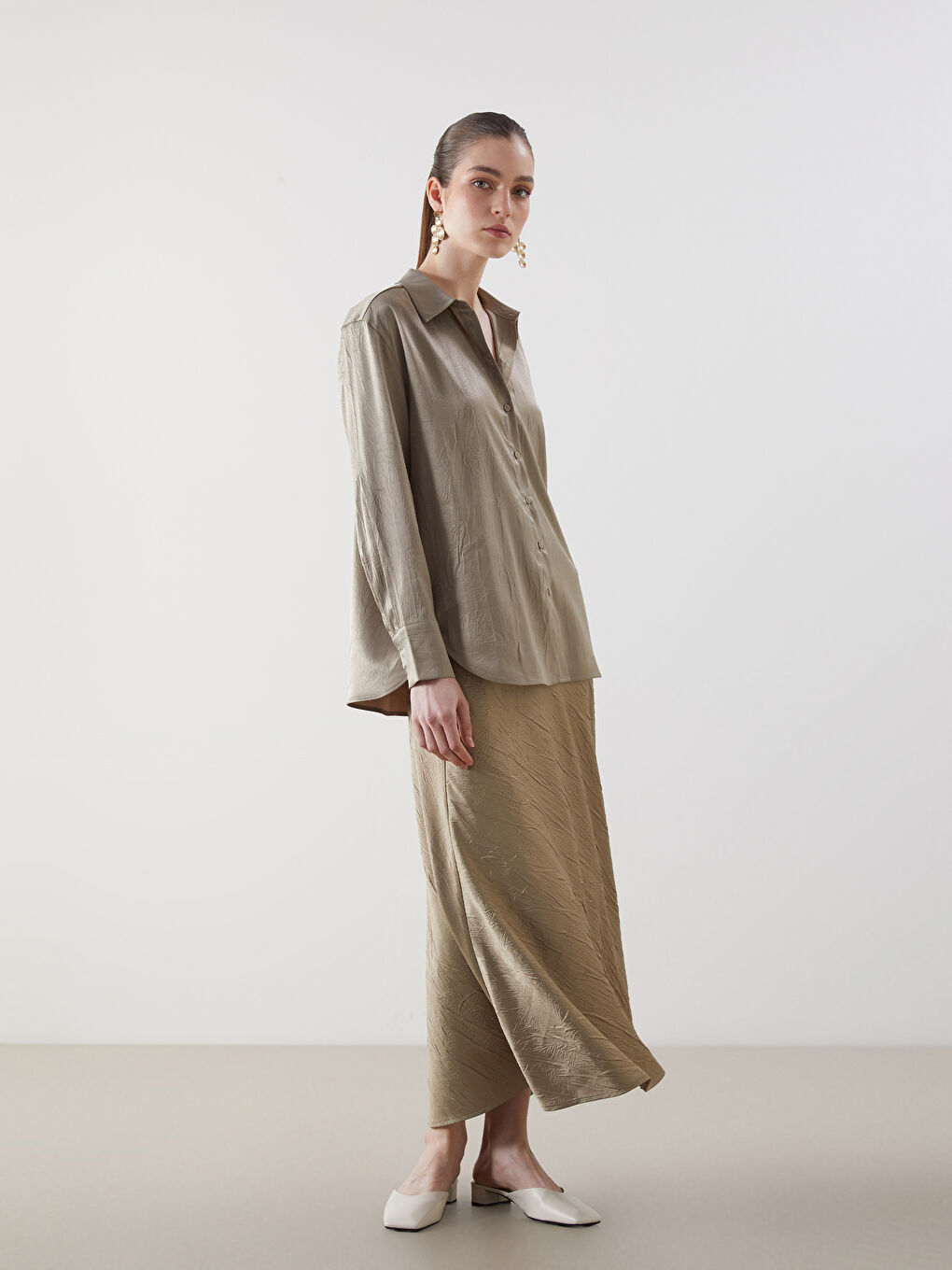 Woman BROWN Skirt -S5KG92Z8-GVP