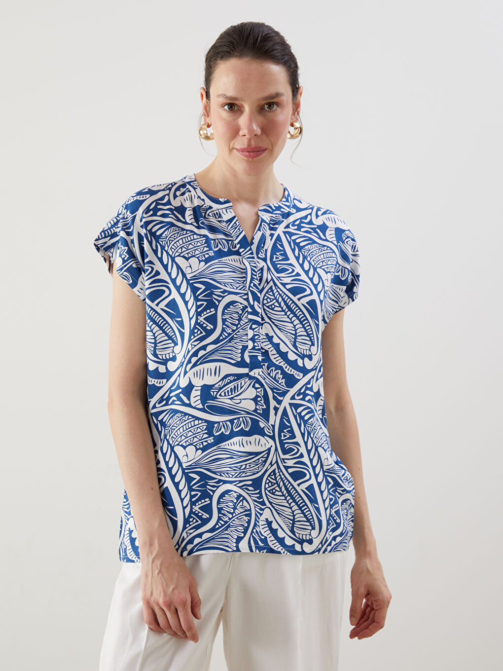 LC Waikiki Woman NAVY Blouse -S5KG93Z8-LSJ