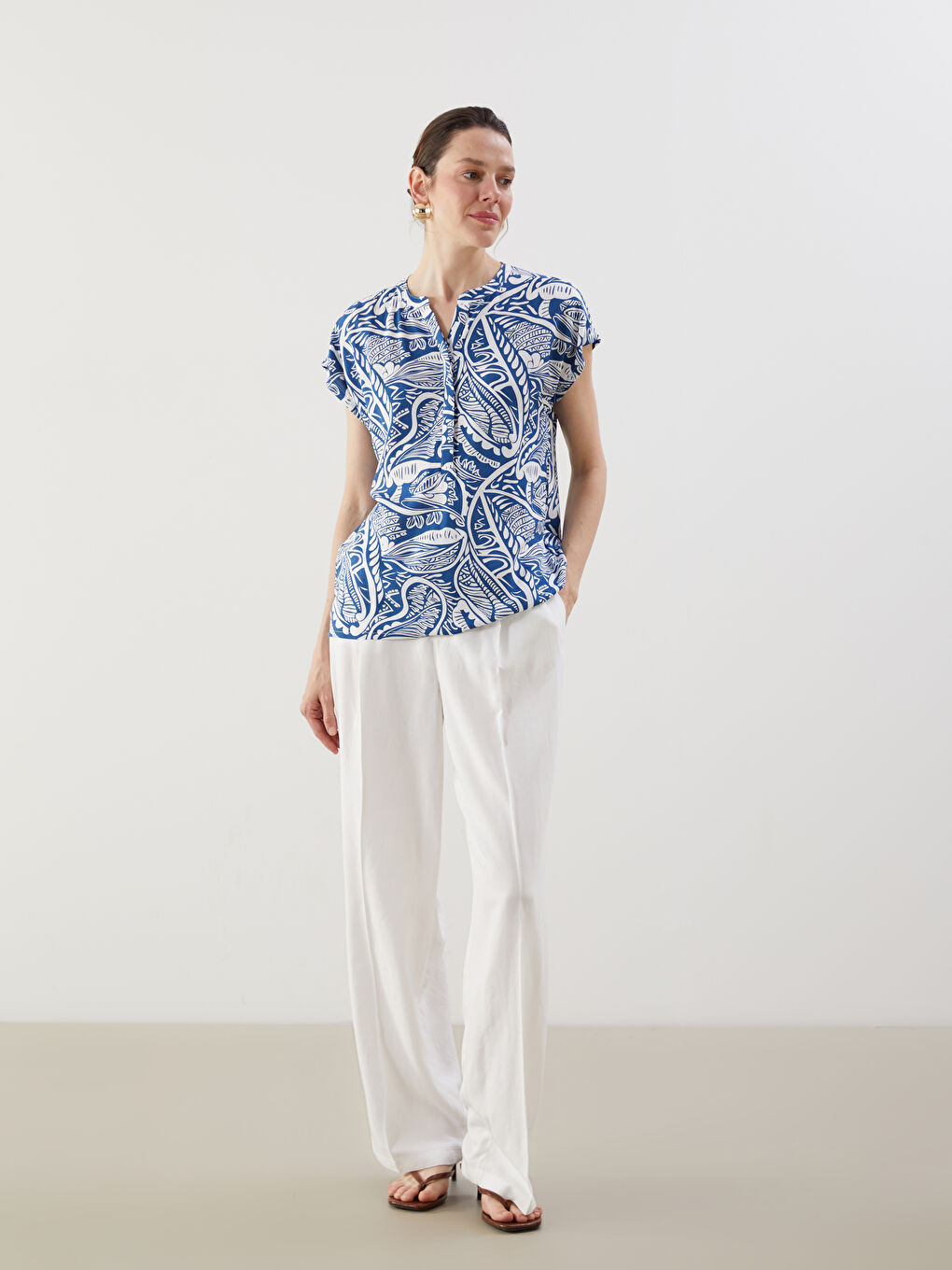 LC Waikiki Woman NAVY Blouse -S5KG93Z8-LSJ