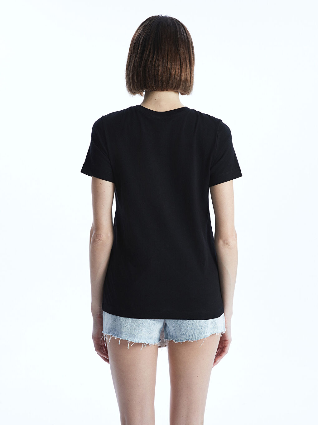 LCW Vision Crew Neck Women's T-Shirt -W53322Z8-CVL