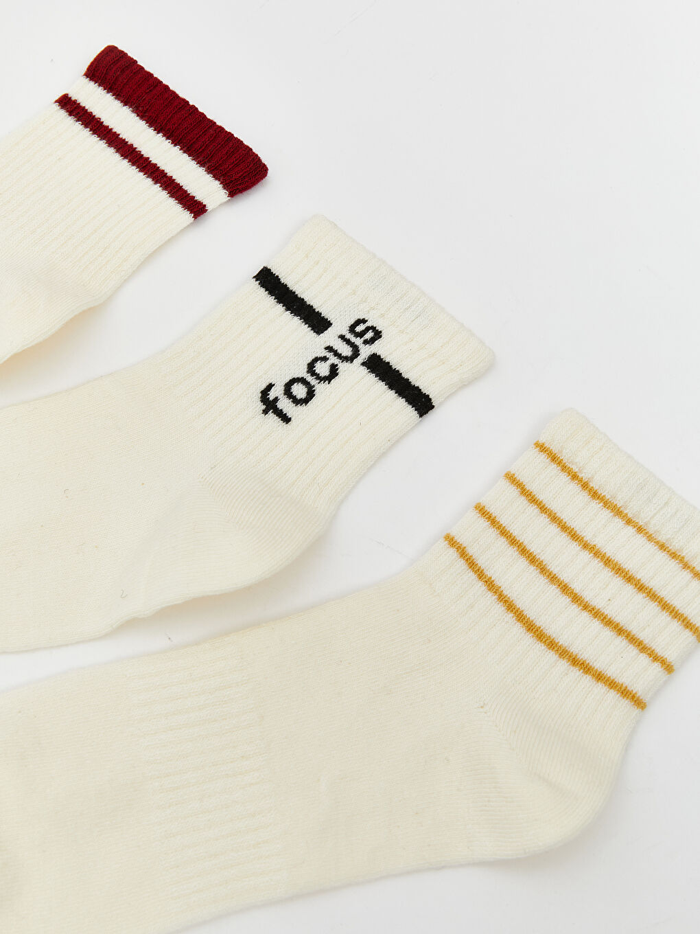 Patterned Women's Ankle Socks 5 Pack -S5KH09Z8-FDU