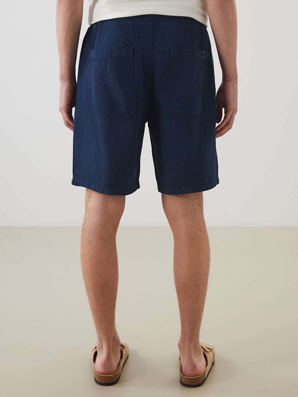 Relaxed Fit Men's Denim Shorts -S5KH29Z8-309