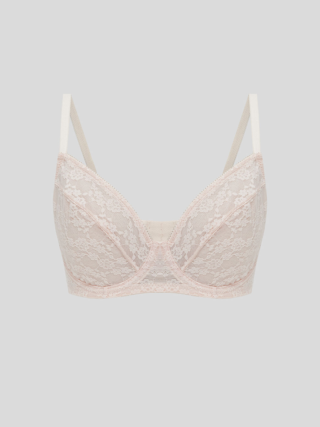 LCW DREAM Wired Non-Padded Lace T-Shirt Bra -S5KH53Z8-FSM