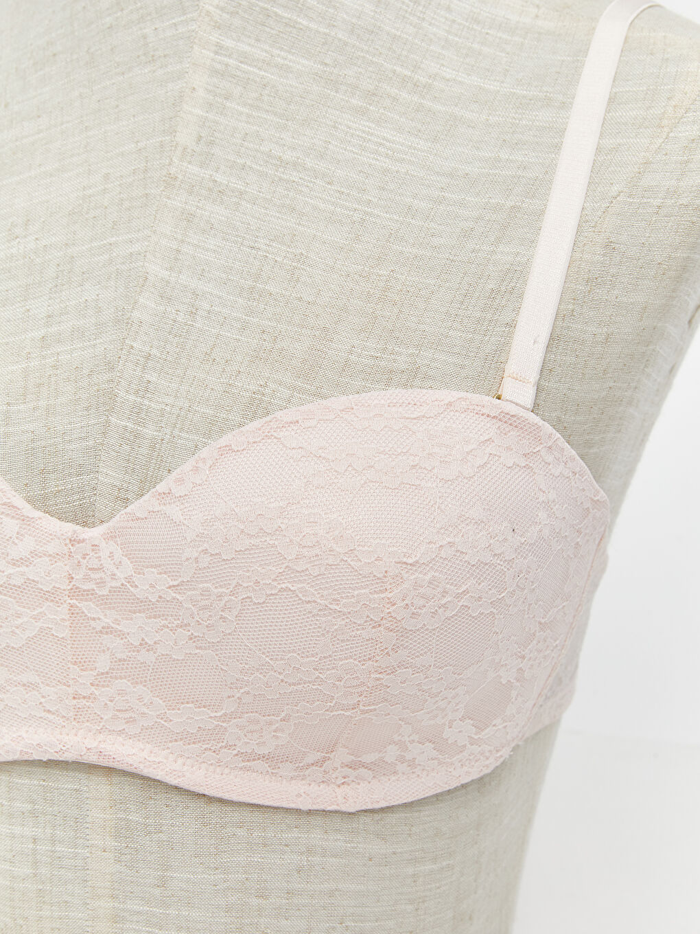 LCW DREAM Wired Non Padded Lace Strapless Bra -S5KH54Z8-FSM
