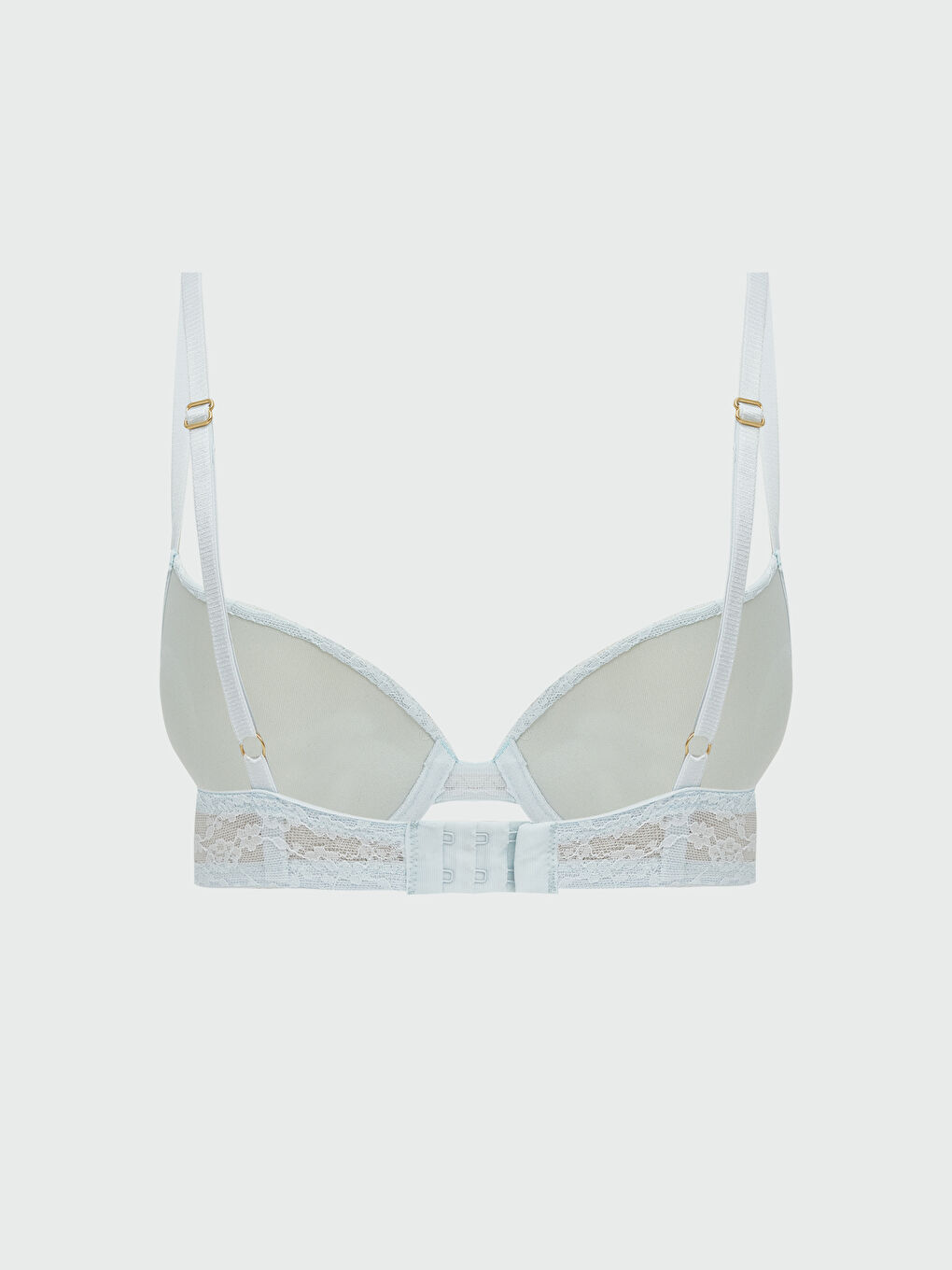 Žični postavljeni čipkani majica grudnjak-1