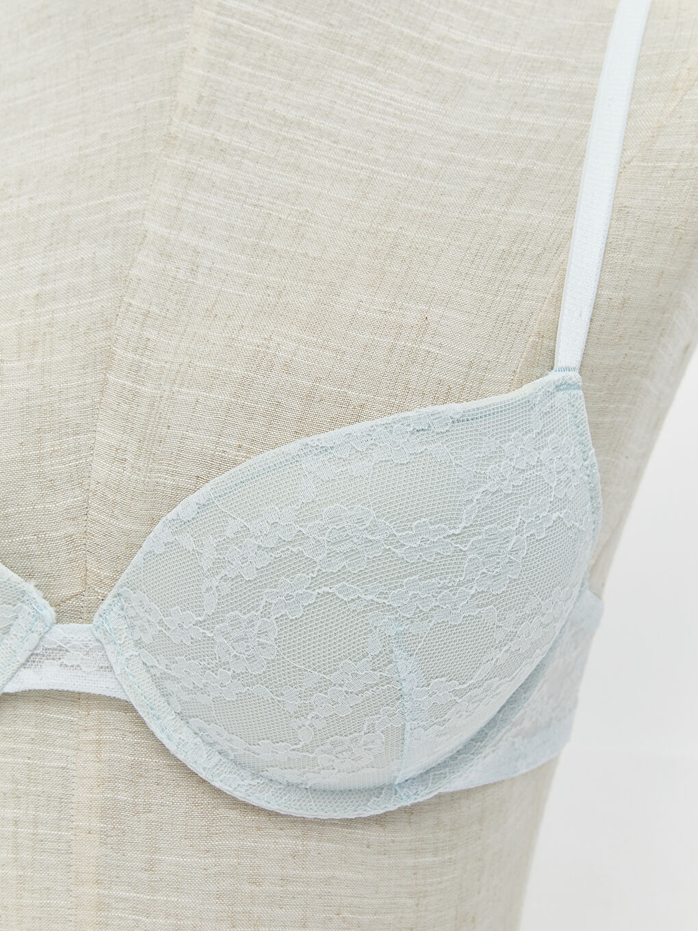 Žični postavljeni čipkani majica grudnjak-2