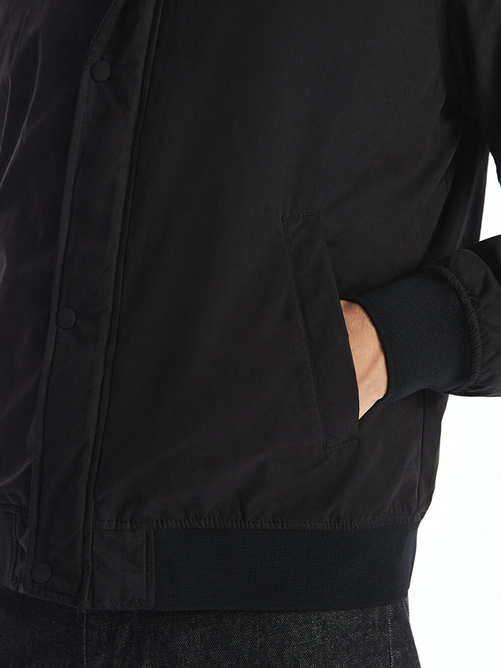 LCW ECO Standard Fit Funnel Neck Men's Coat -S5KH97Z8-RQL