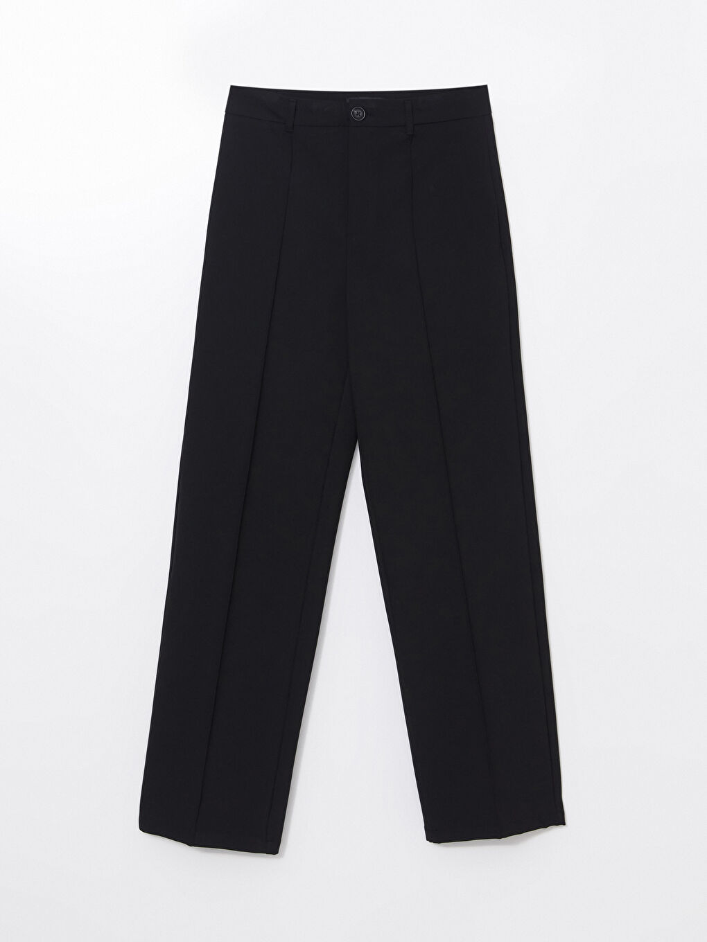 Siyah Dar Fit Kadın Pantolon-4