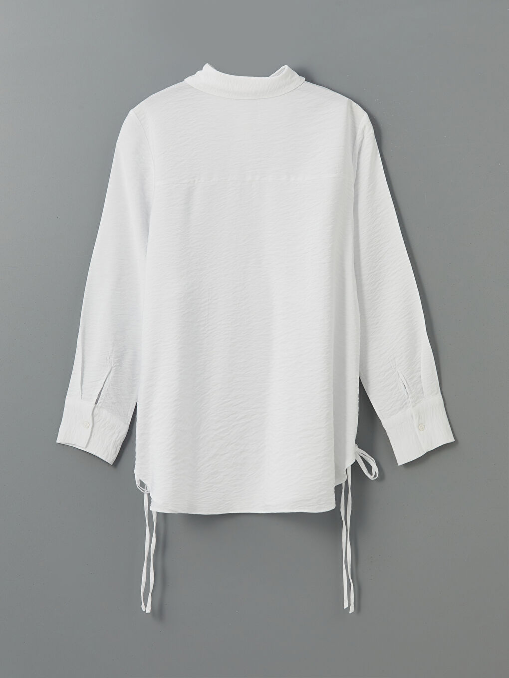 Bej Loose Fit Kadın Gömlek Tunik-5