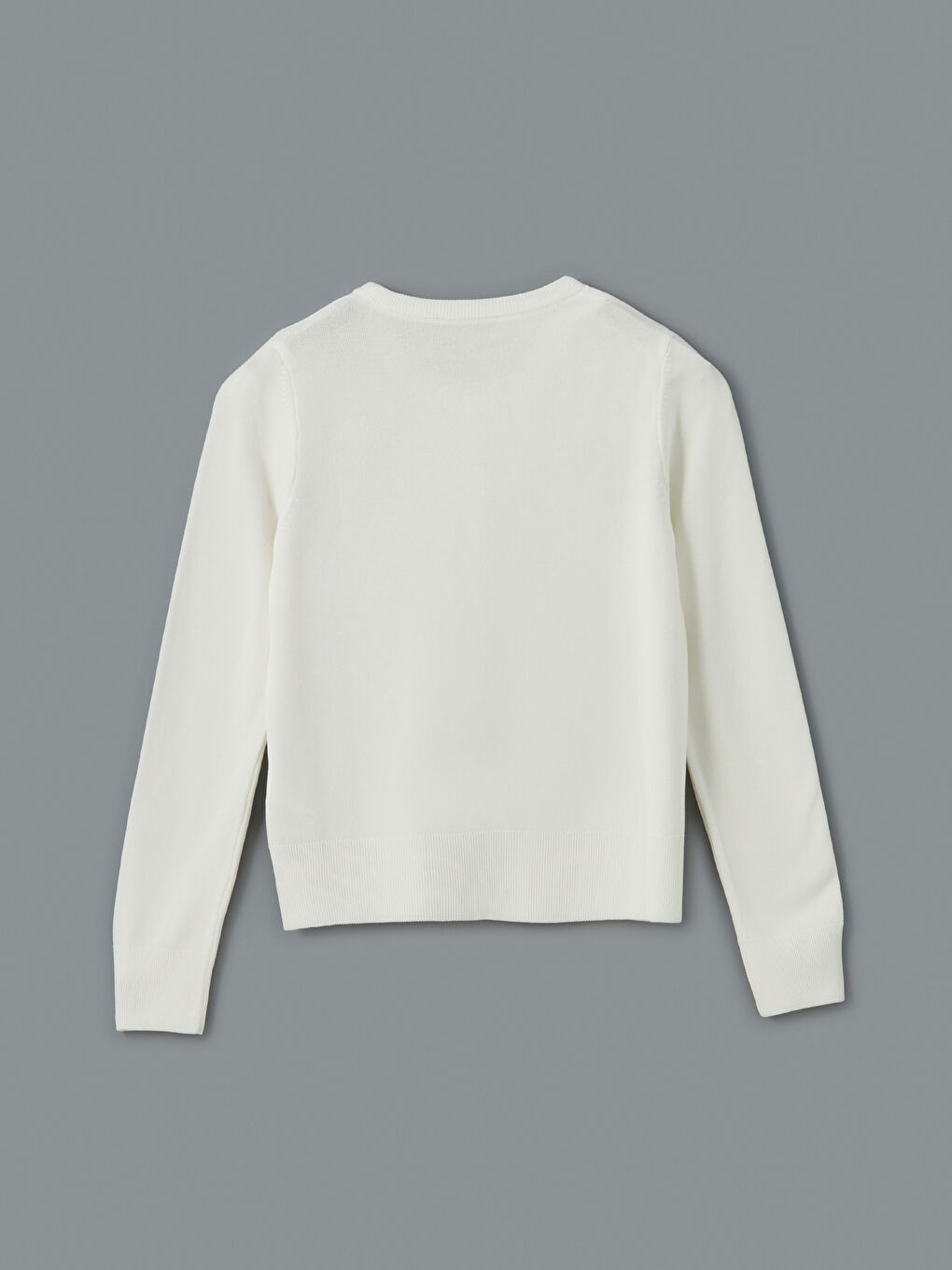Crew Neck Women Knitted Cardigan -S5KI65Z8-R9J