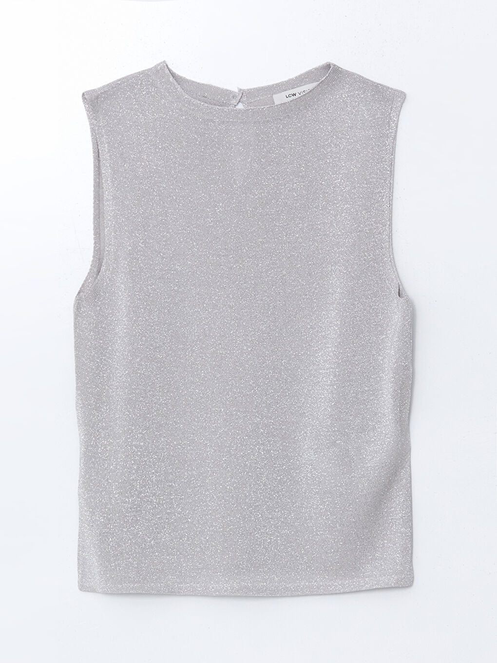 Crew Neck Women'S Knit Sweater Vest -S5KI66Z8-G6V