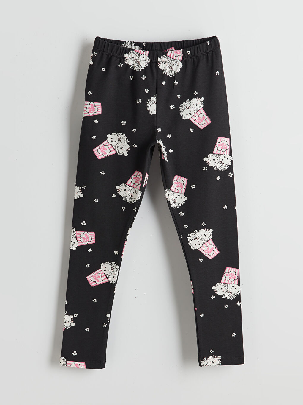 Floral Girls' Tights with Elastic Waistband -S5KI80Z1-LQJ