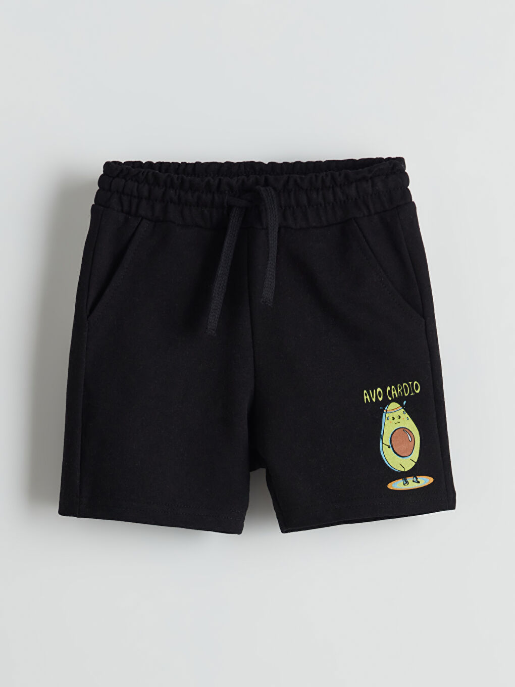 Elastic Waist Printed Boy Shorts -S5KI95Z1-CVL