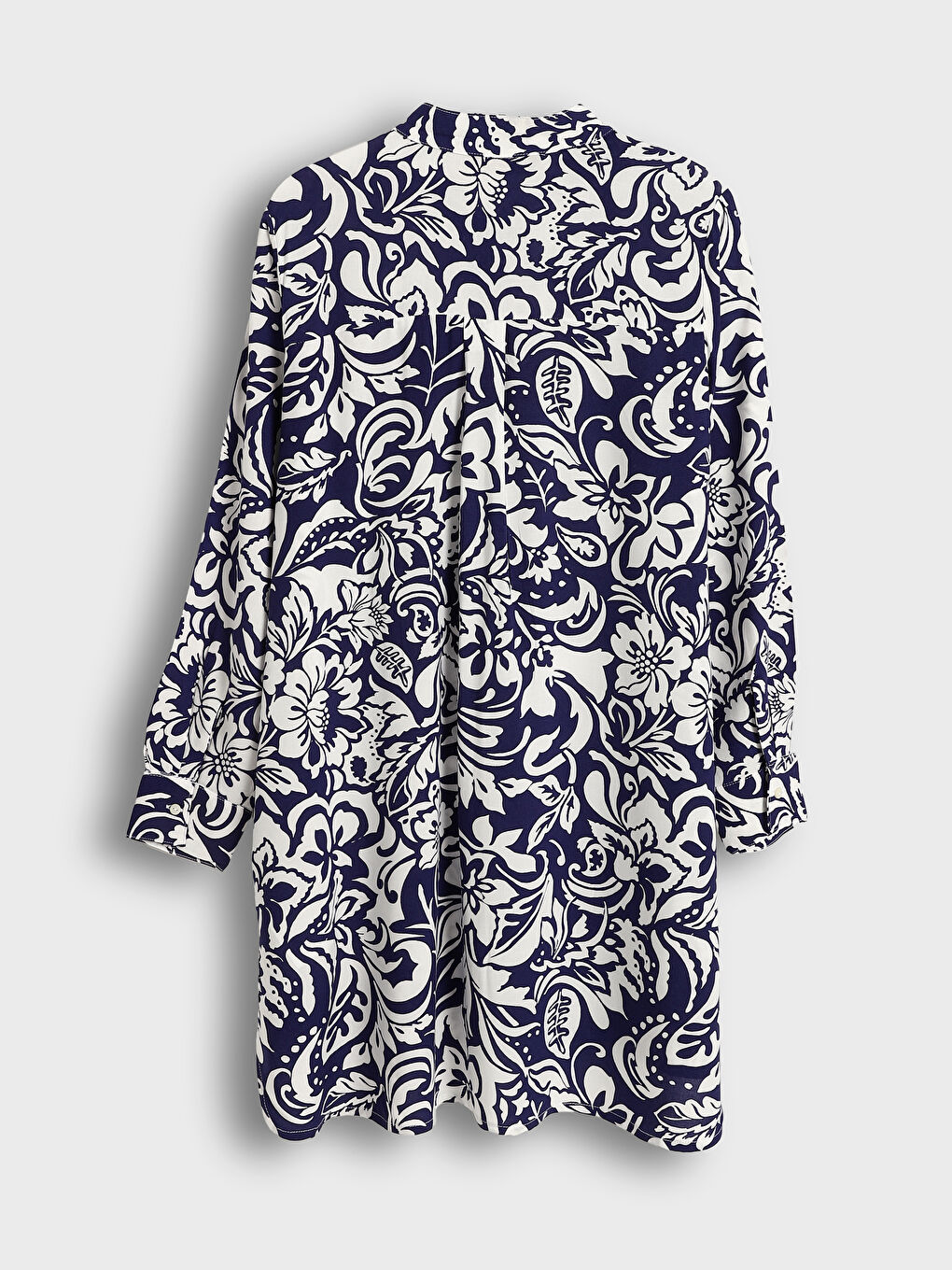 LC Waikiki Grandad Collar Patterned Women's Tunic -S5KJ15Z8-LSJ