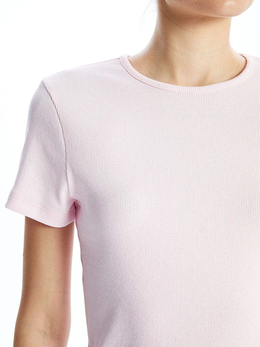 Crew Neck Women's T-Shirt-2