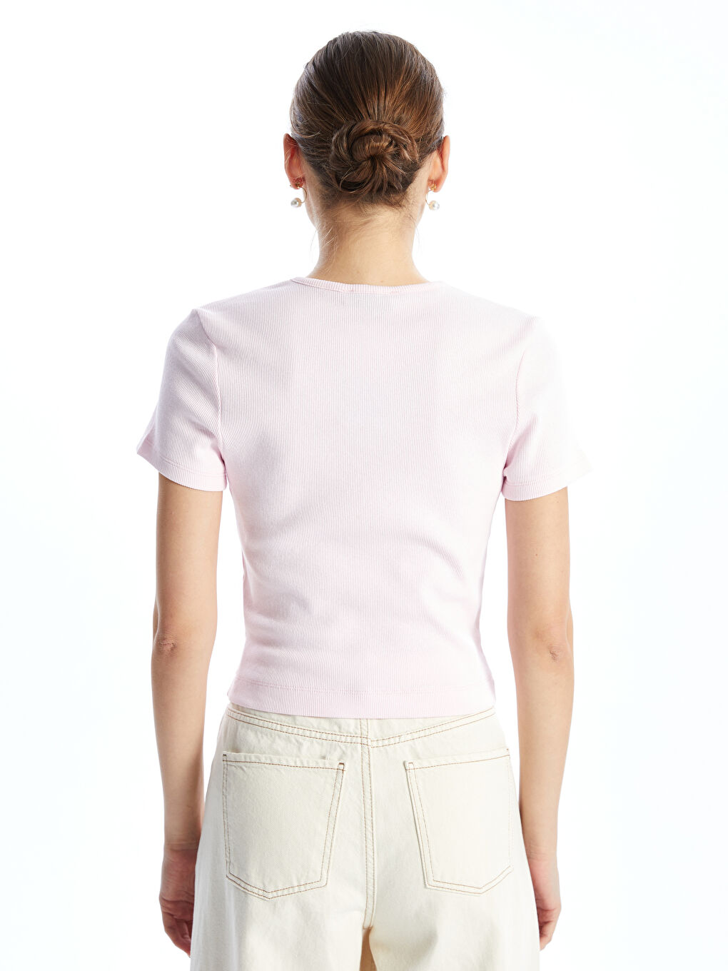 Crew Neck Women's T-Shirt-3