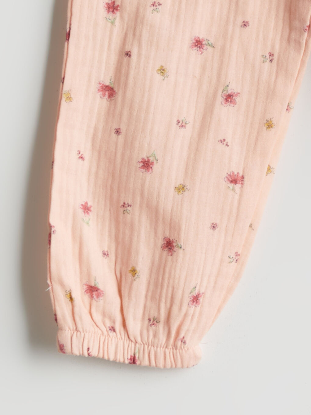 Elastic Waist Floral Girl'S Pajama Pants -S5KJ24Z1-LT4