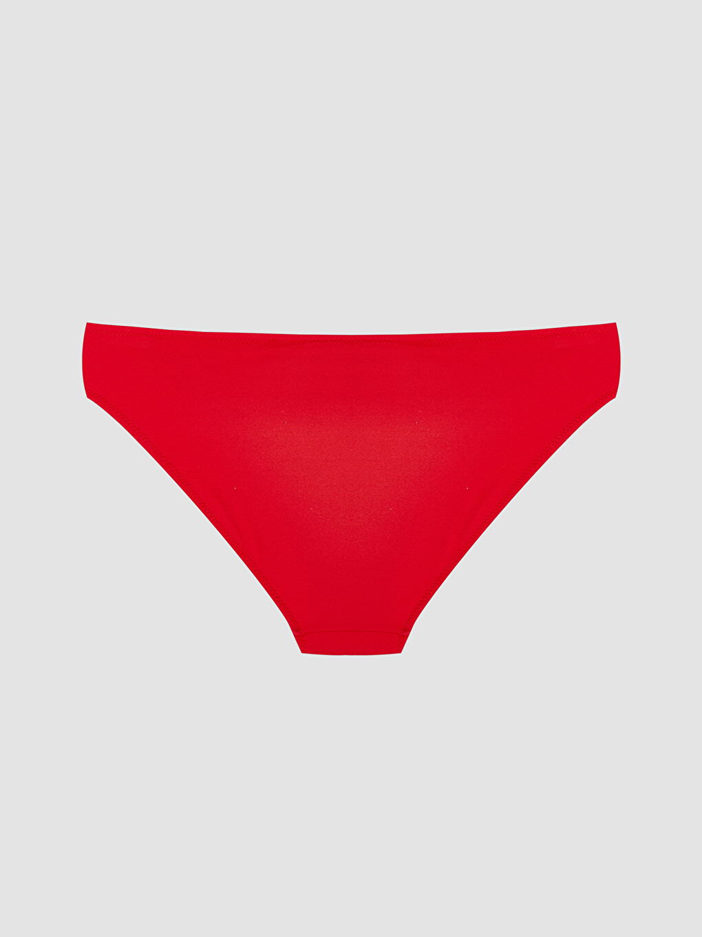 Kırmızı Büzgülü Kadın Bikini Altı-1