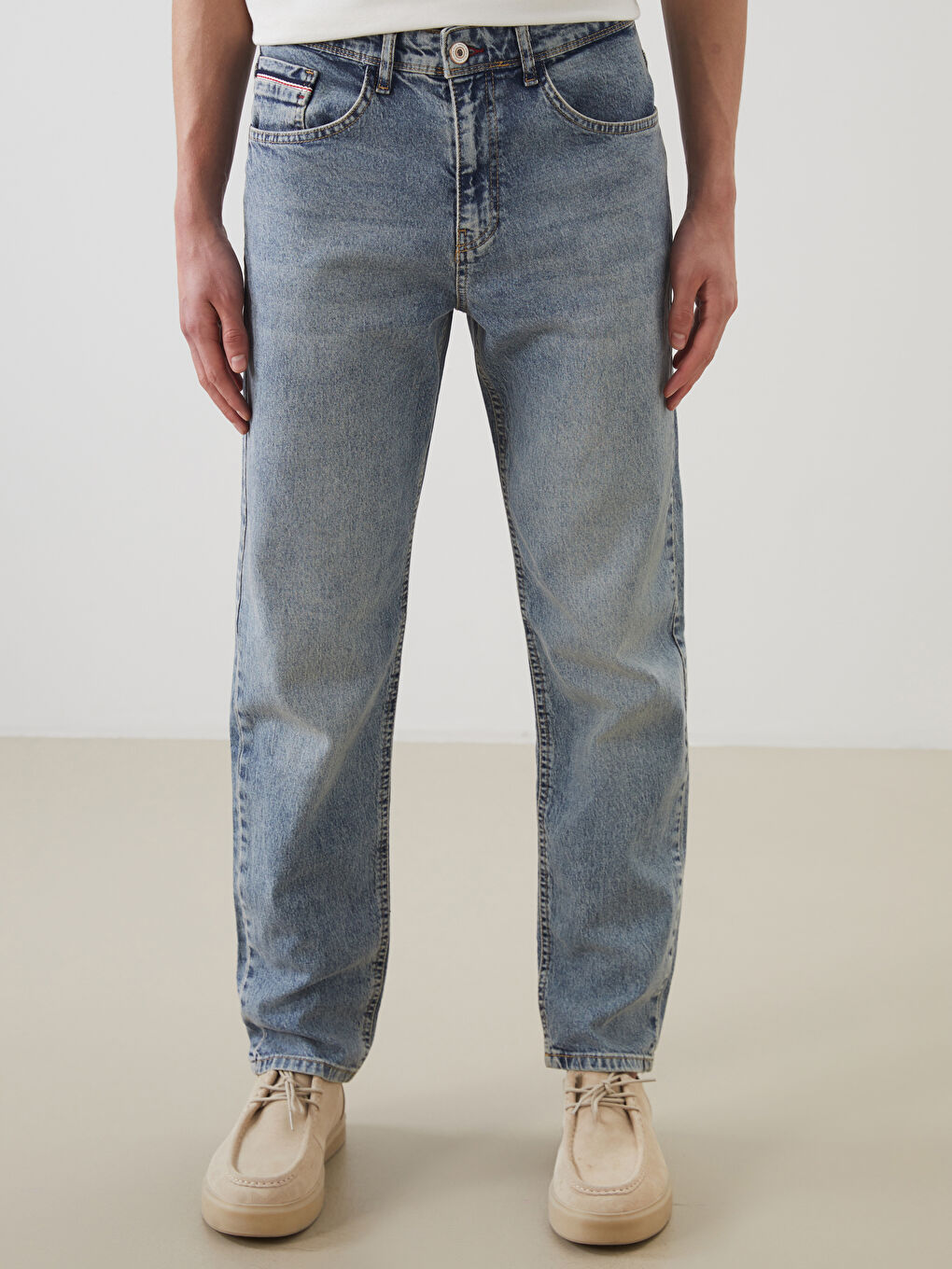 İndigo 710 Loose Fit Erkek Jean Pantolon-1