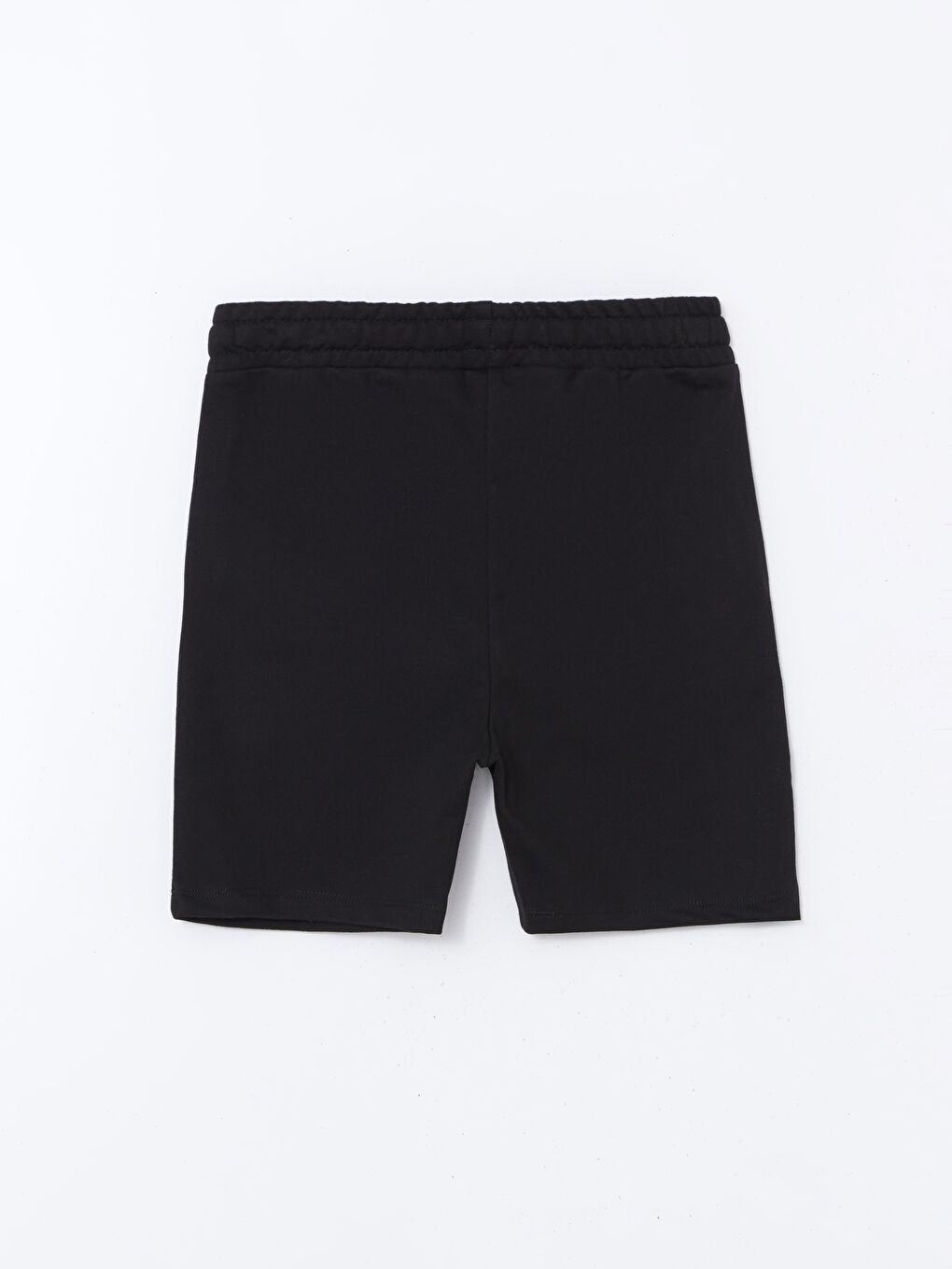 Siyah Beli Lastikli Erkek Çocuk Şort-1