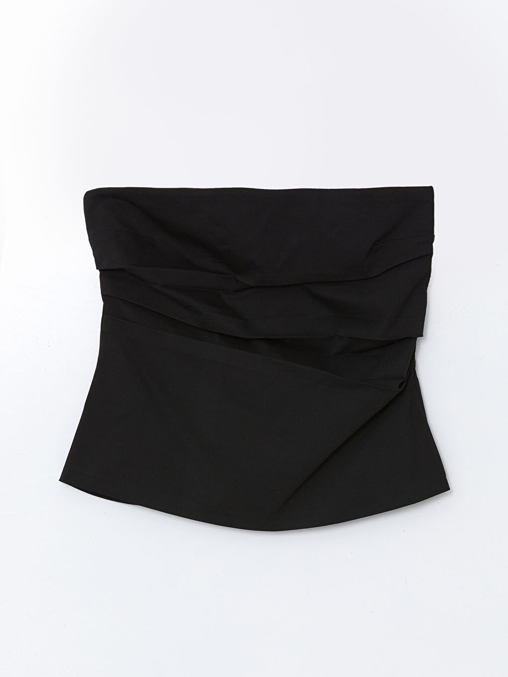 LCW Vision Strapless Neck Crop Women's Blouse -S5KK09Z8-CVL