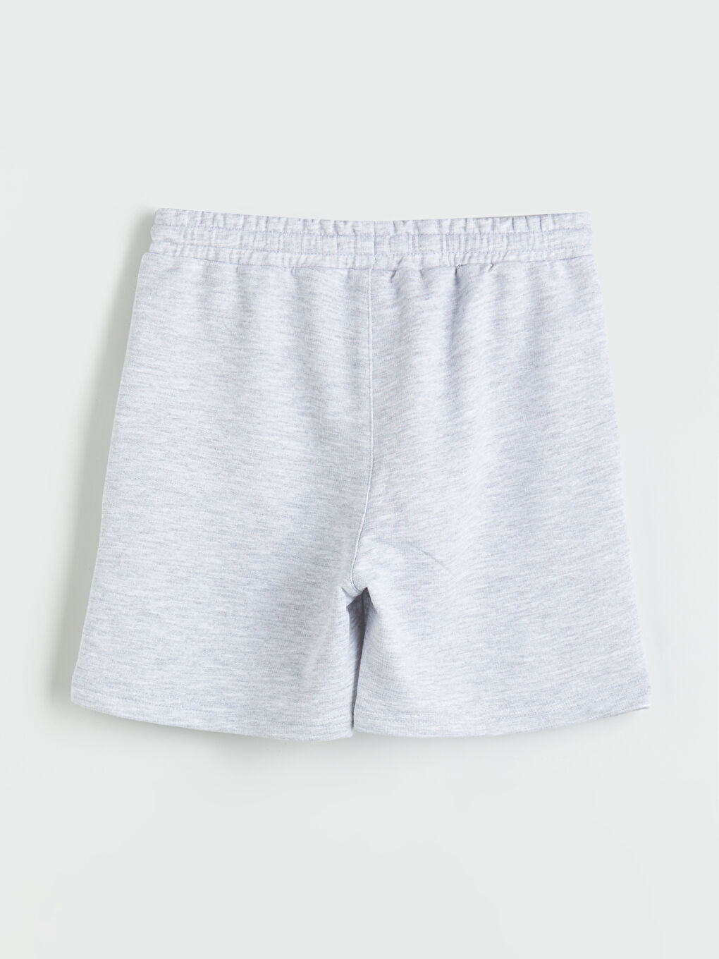 Gri Beli Lastikli Basic Erkek Çocuk Şort-1