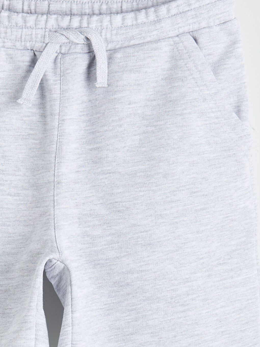 Gri Beli Lastikli Basic Erkek Çocuk Şort-2