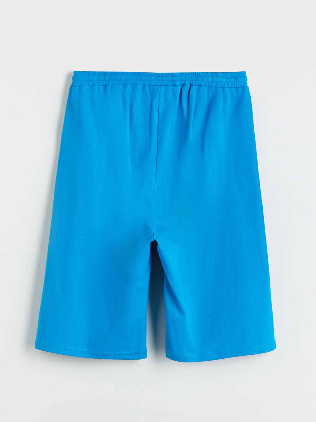 Turkuaz Beli Lastikli Erkek Çocuk Şort-1