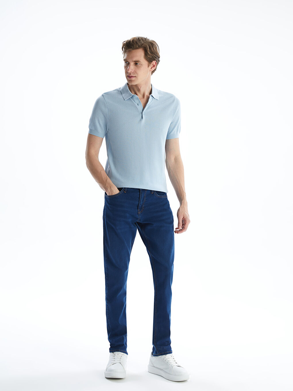 Slim Fit Men's Denim Trousers -S5KK62Z8-507