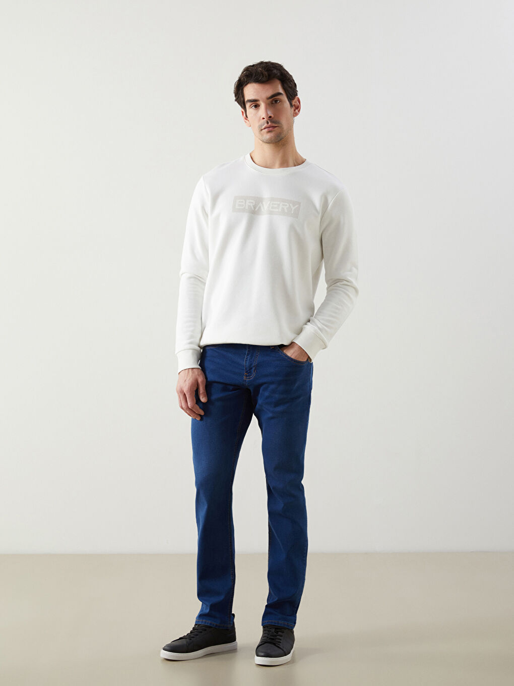 Slim Fit Men's Denim Trousers -S5KK62Z8-507