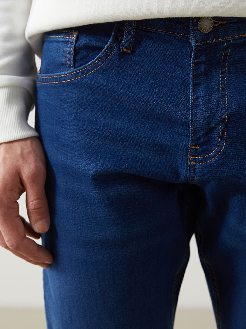 Slim Fit Men's Denim Trousers -S5KK62Z8-507