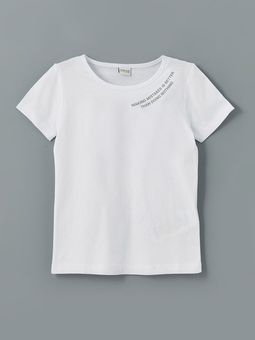 LCW ECO Crew Neck Girls T-Shirts and Shorts -S5KK72Z4-J5E