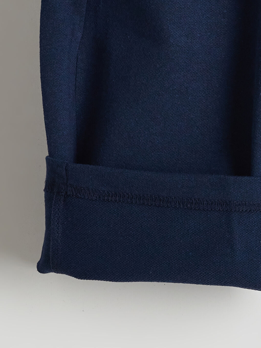 Lila Bisiklet Yaka Erkek Çocuk Tişört ve Şort-5