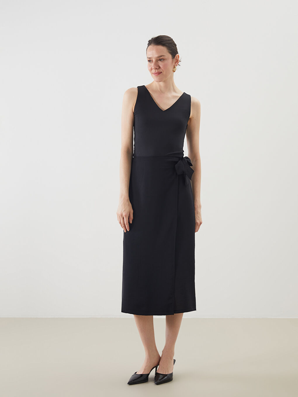 Elasticated Waist Women's Skirt -S5KL15Z8-CVL