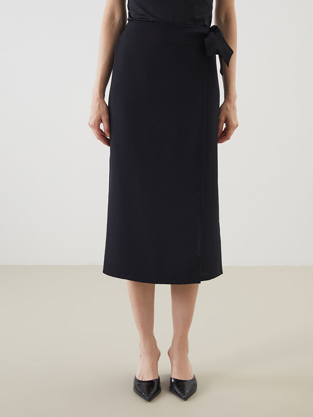 Elasticated Waist Women's Skirt -S5KL15Z8-CVL