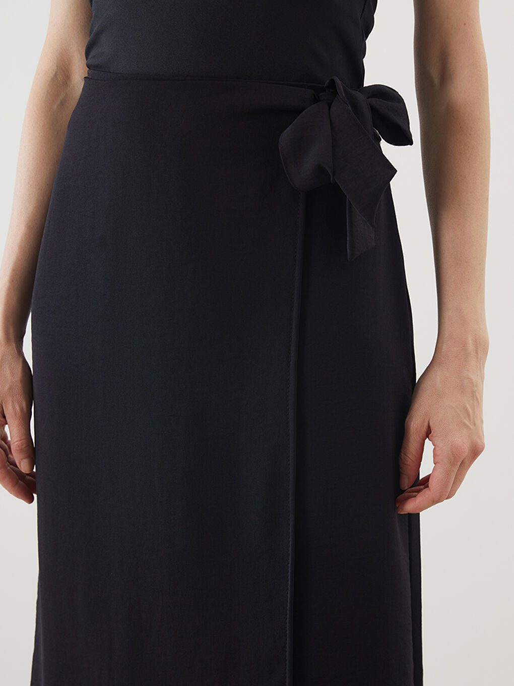 Elasticated Waist Women's Skirt -S5KL15Z8-CVL