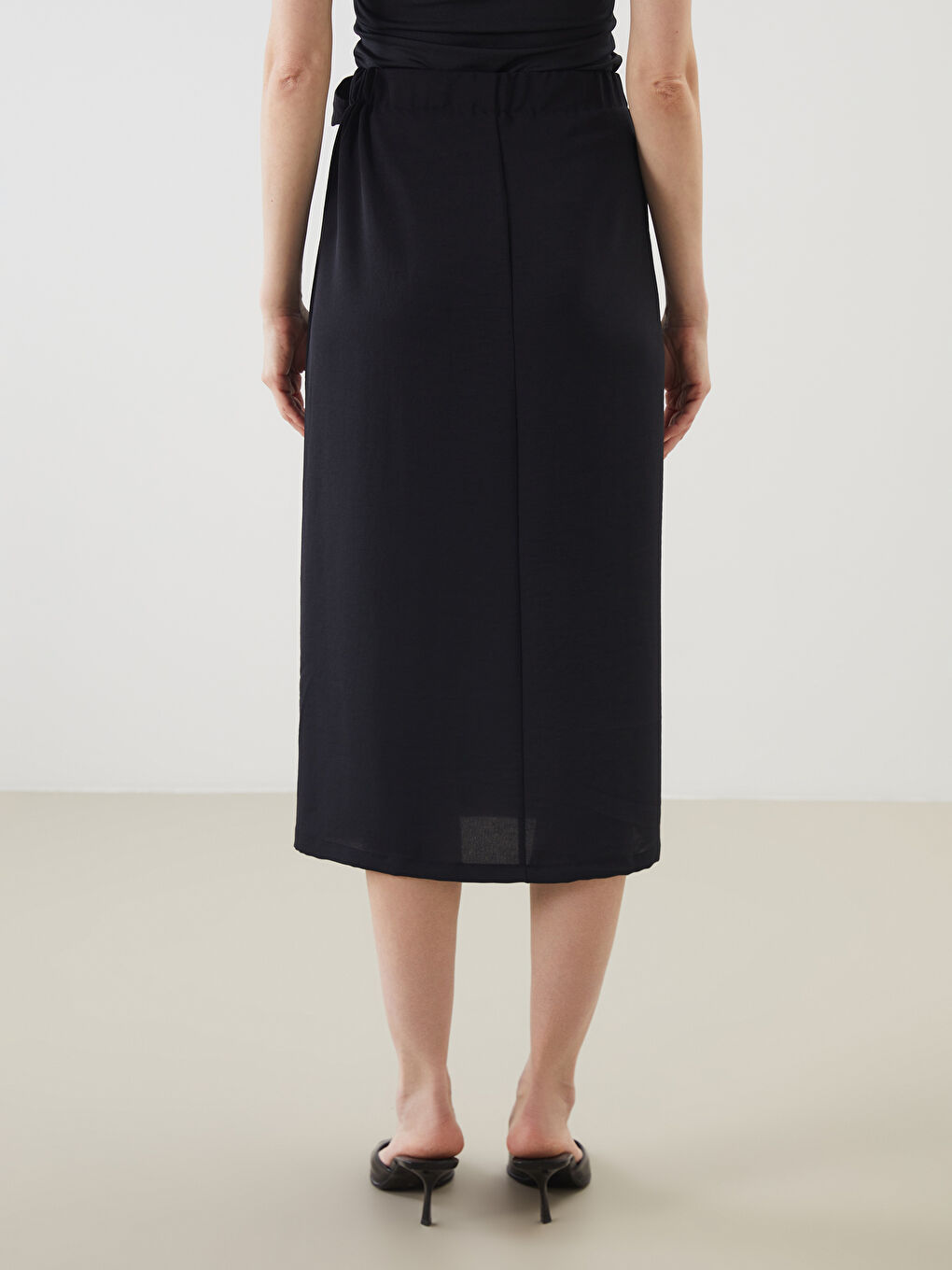 Elasticated Waist Women's Skirt -S5KL15Z8-CVL