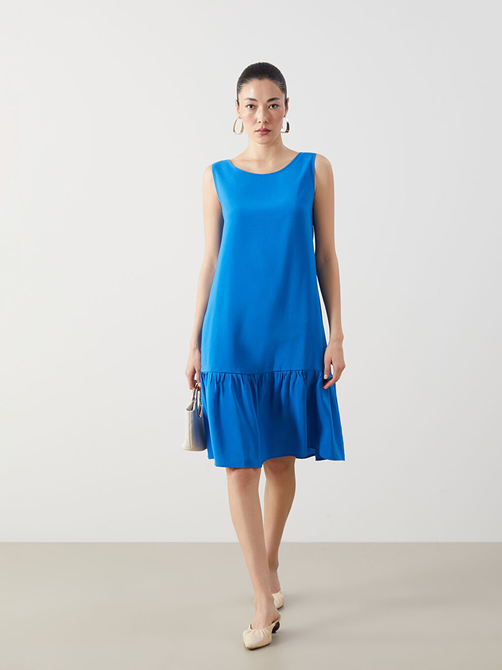 Crew Neck Women Dress -S5KL39Z8-CUN