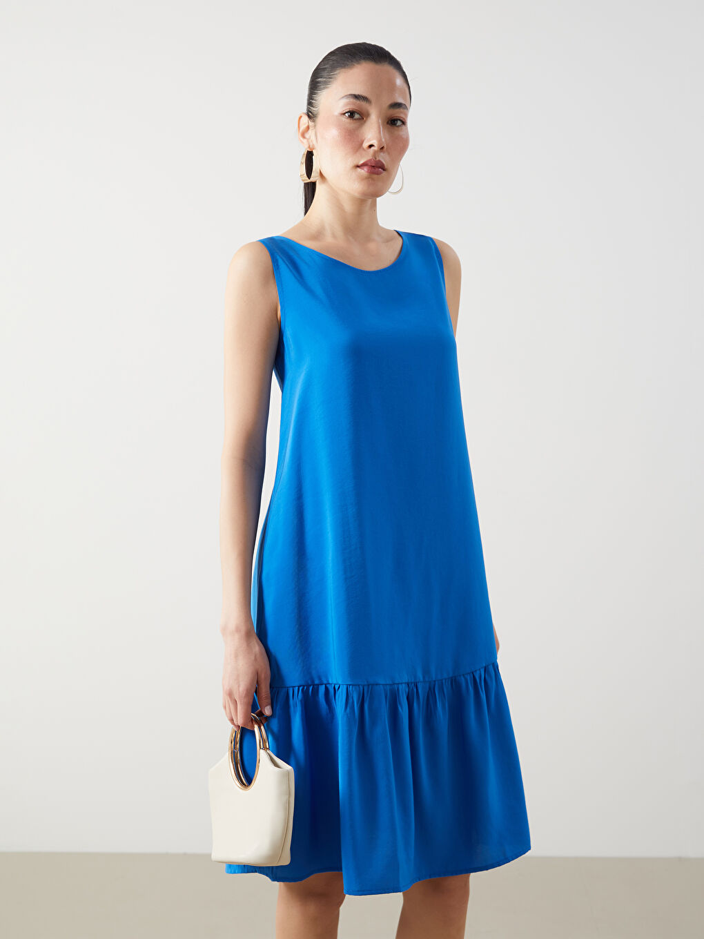 Crew Neck Women Dress -S5KL39Z8-CUN
