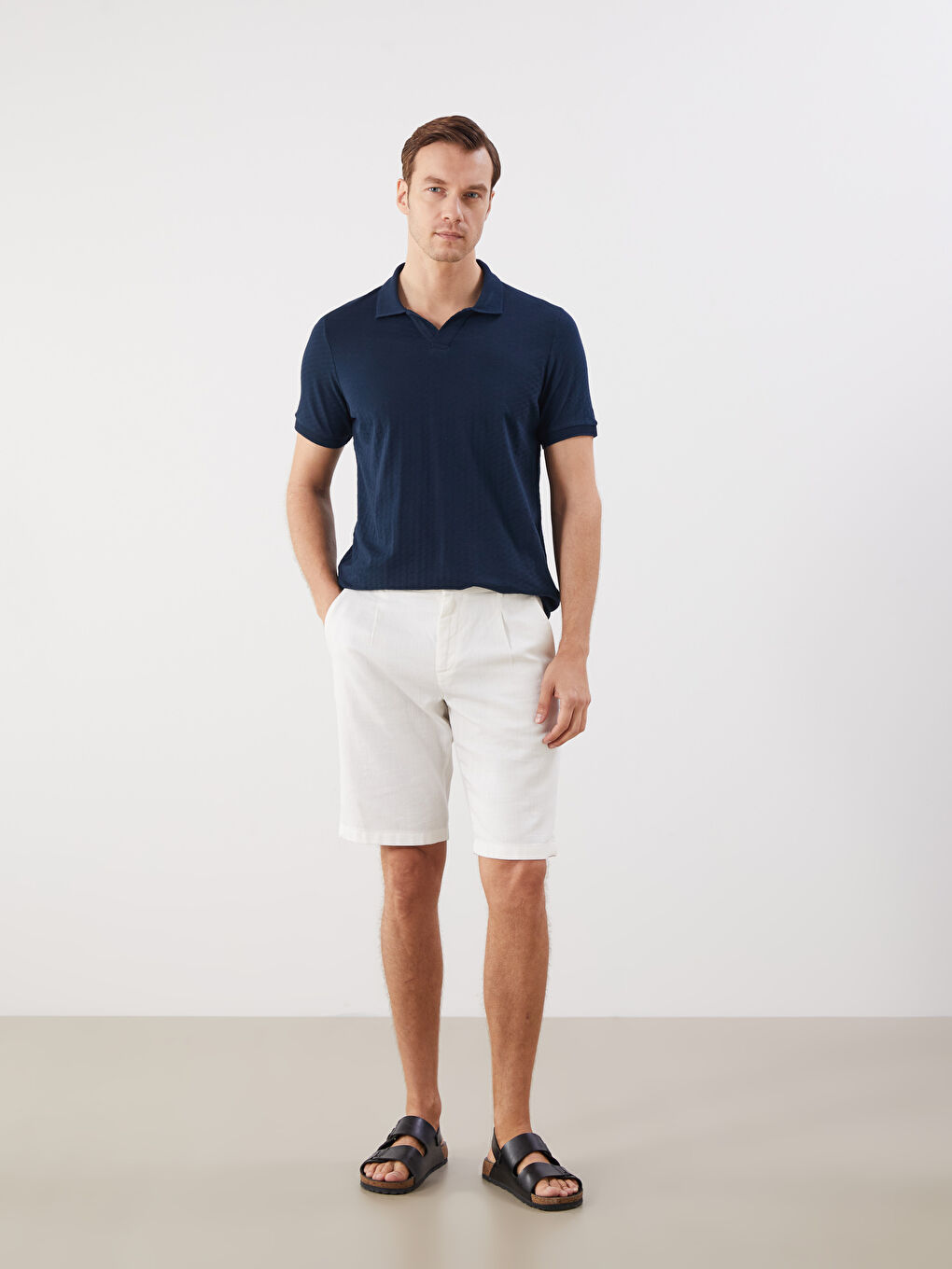 LCWAIKIKI Classic Men's Polo Neck T-Shirt -S5KL82Z8-MLC