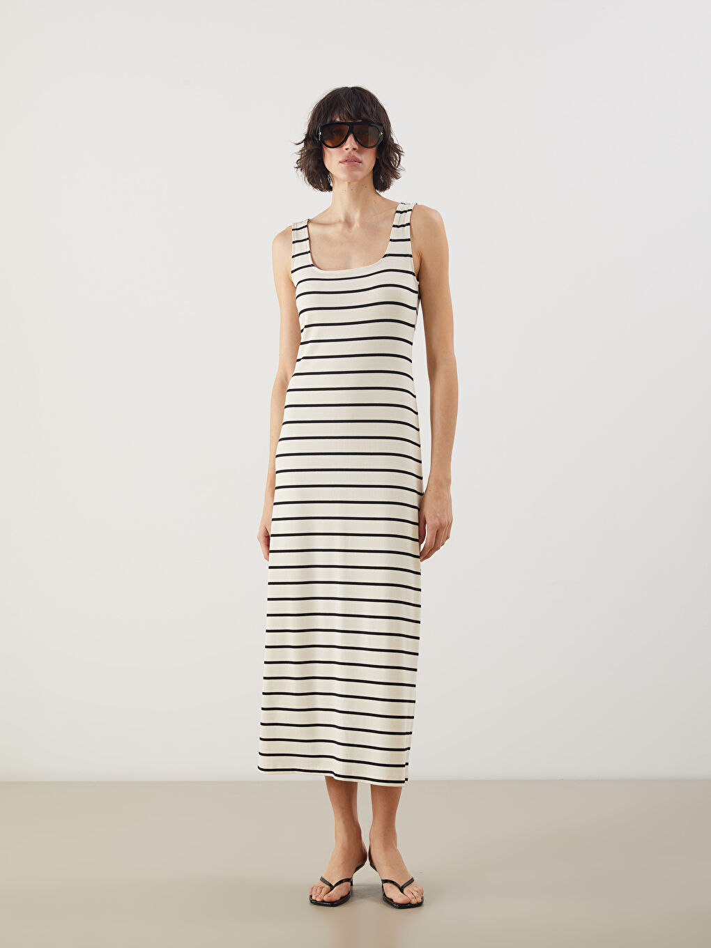 LC Waikiki Woman BEIGE Dress -S5KL84Z8-LE8